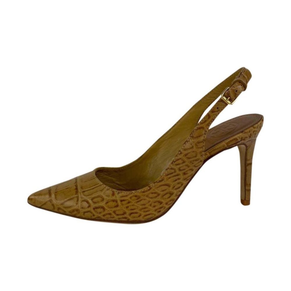 Tory Burch SZ6.5 Embossed Kitten Heels 6TBL1127